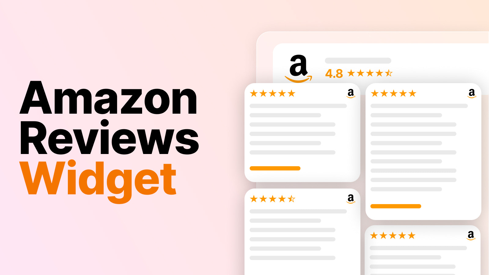 Amazon reviews widget