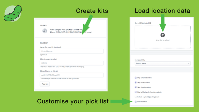 Configure suas listas de seleção