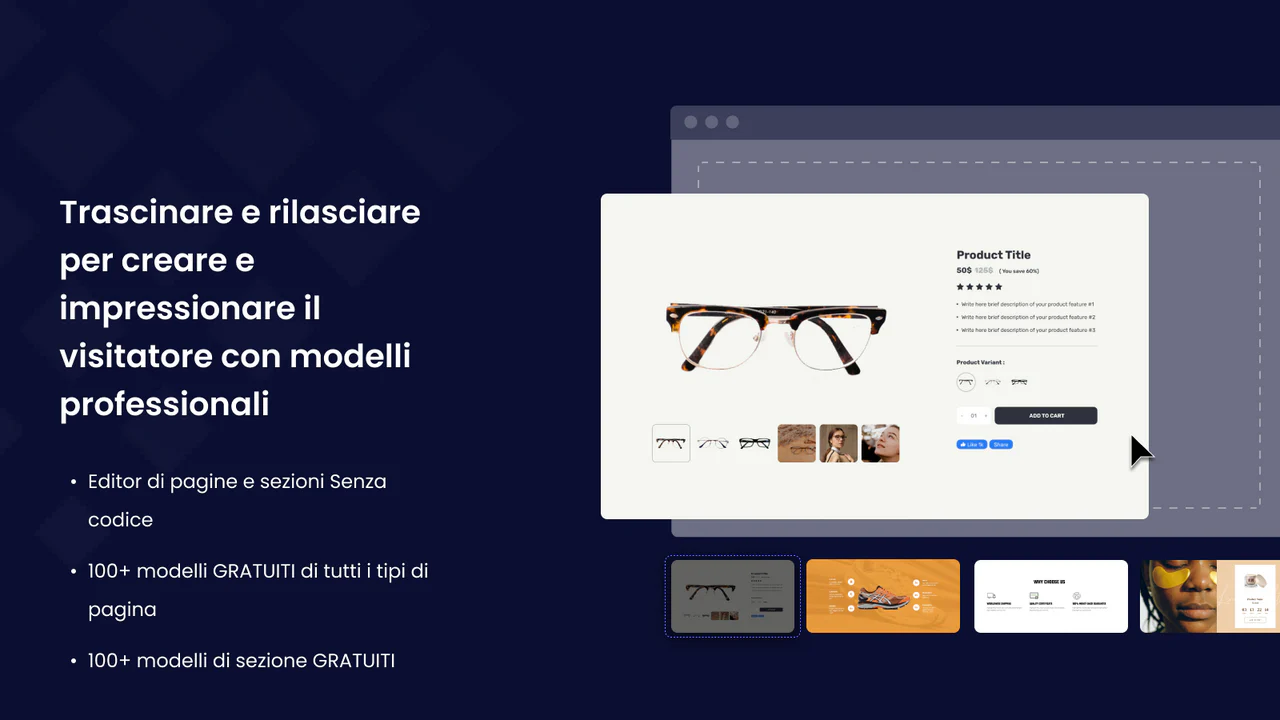 Shopify landing page builder