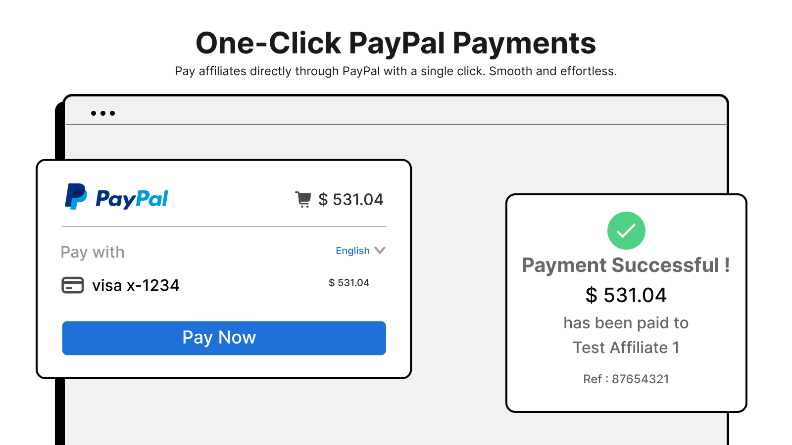 Betaal uw affiliates via PayPal