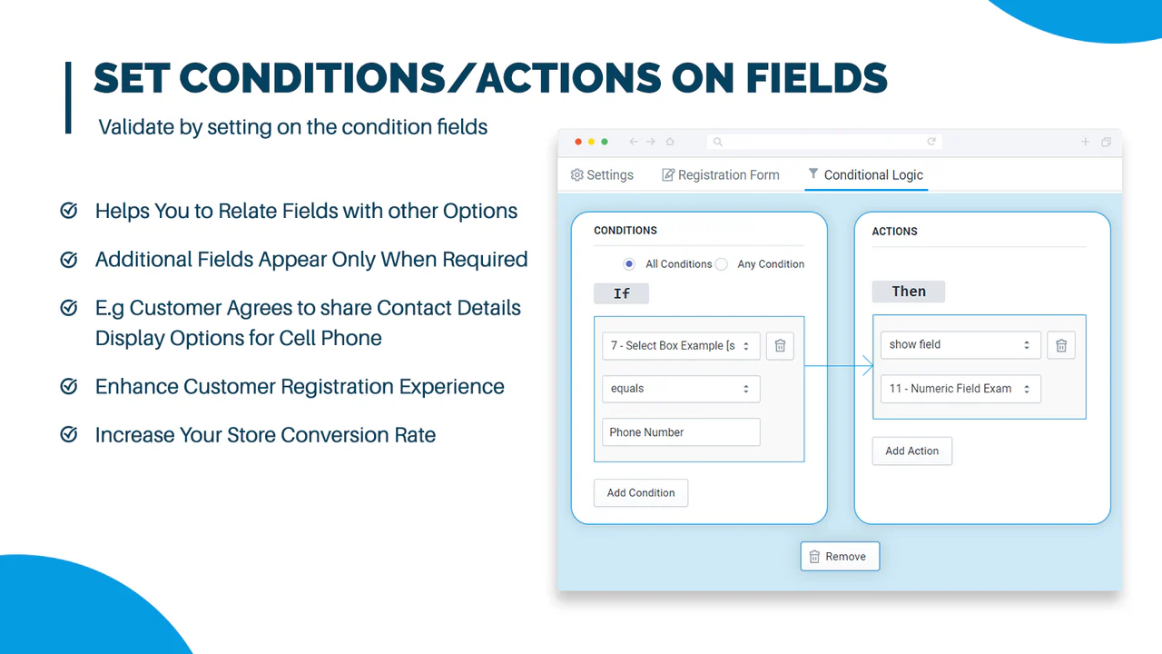 Admin can See All the Provided Information in each Customer Page