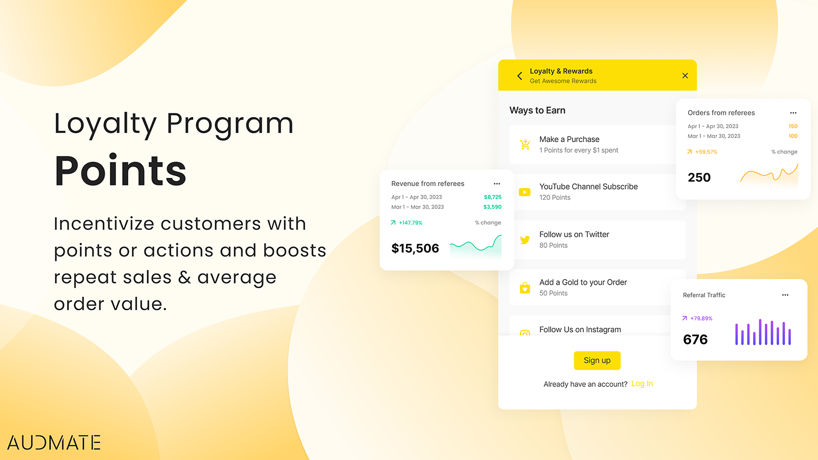 Audmate Loyalty Points Program