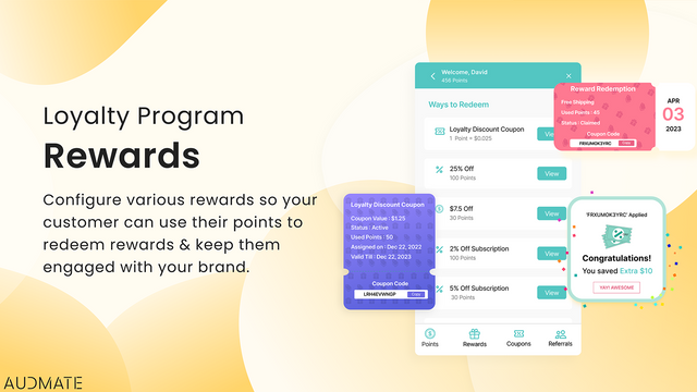 Audmate Loyalty Rewards Program