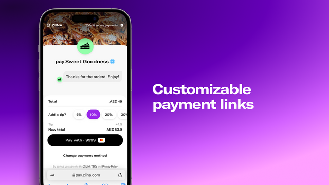 customizable payment links