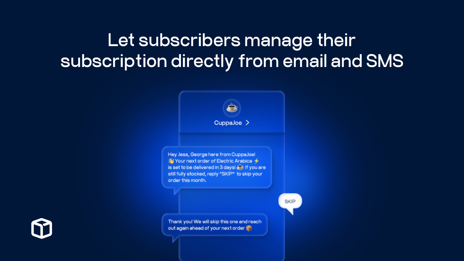 Let subscribers manage their subscription from email