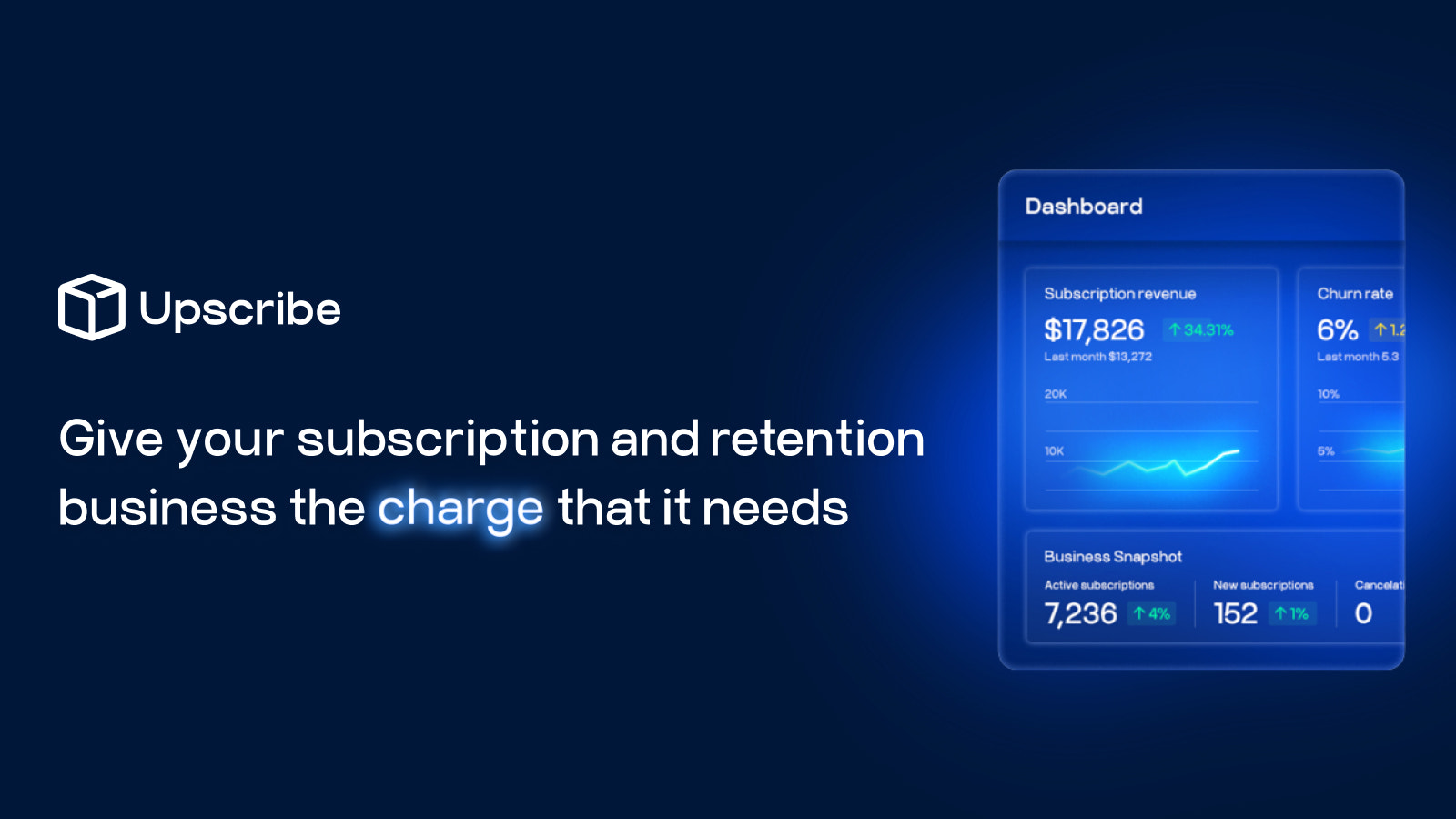 Upscribe allows you to grow your subscription business 