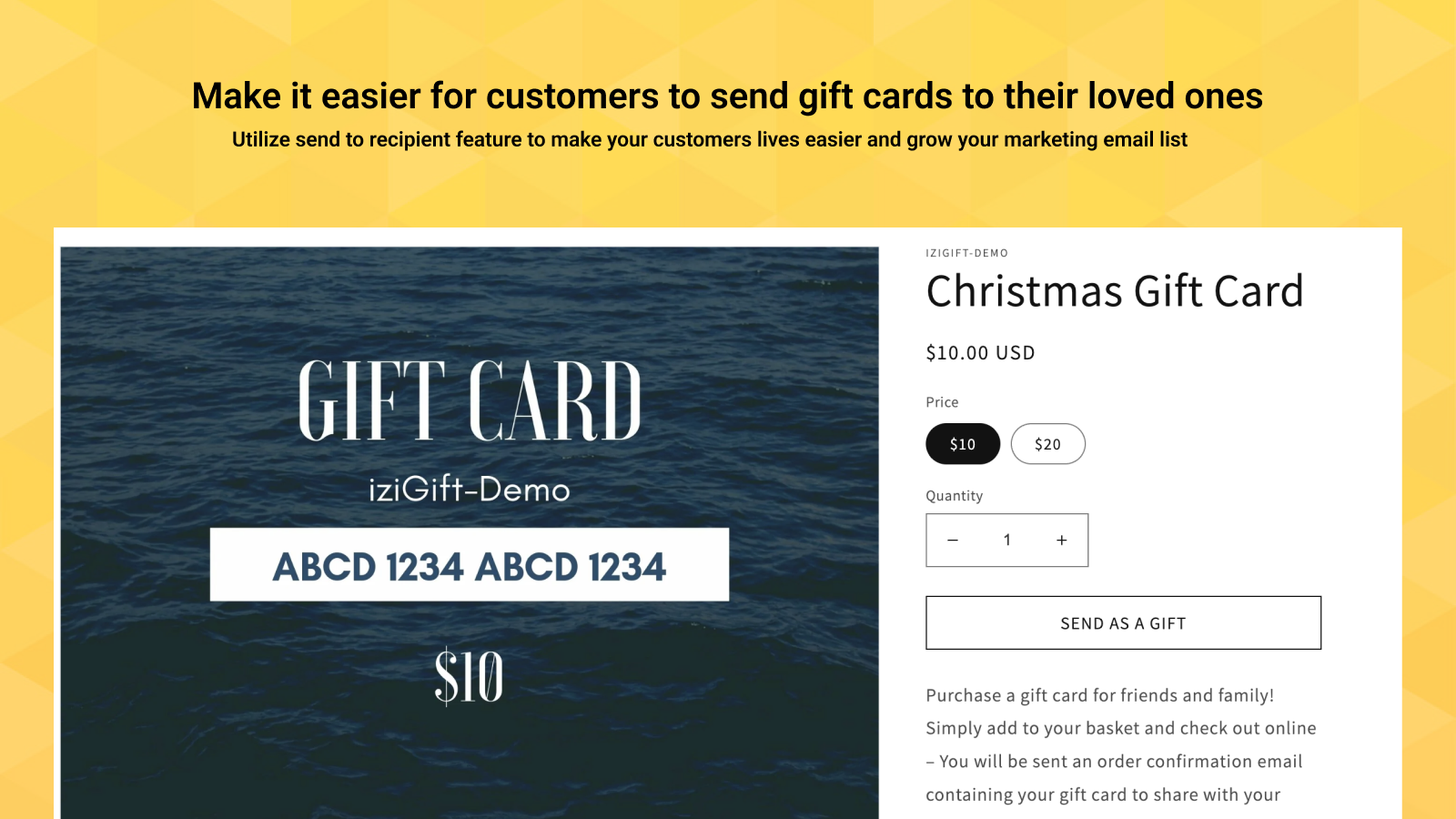 iziGift ‑ Gift Cards & Rewards Screenshot