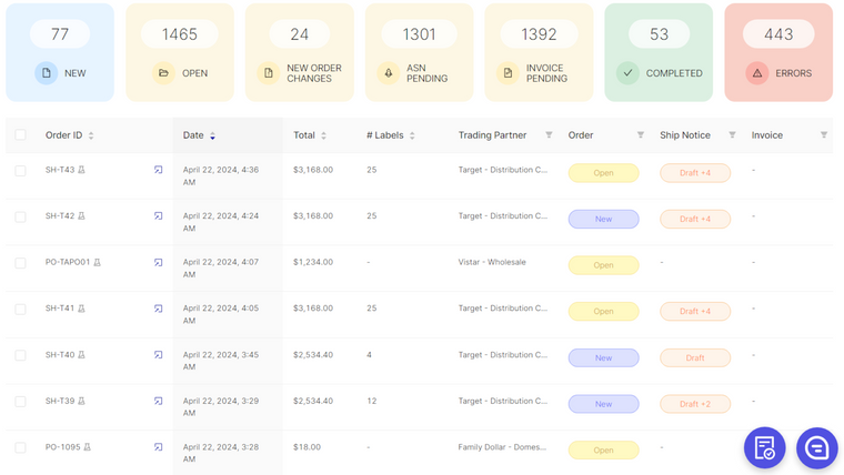 Crstl: No‑code EDI for brands Screenshot