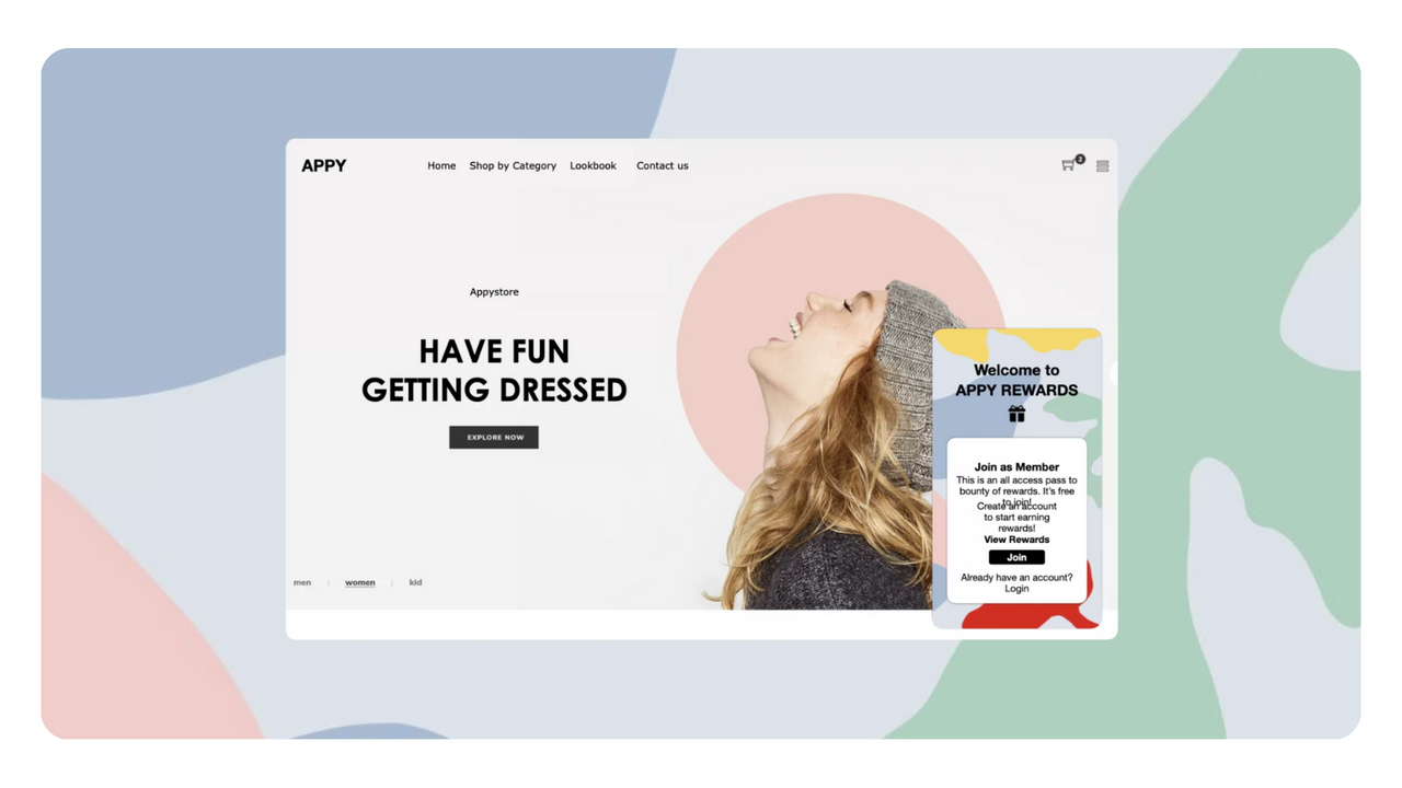Solução de fidelidade baseada em pontos para Shopify para reter clientes