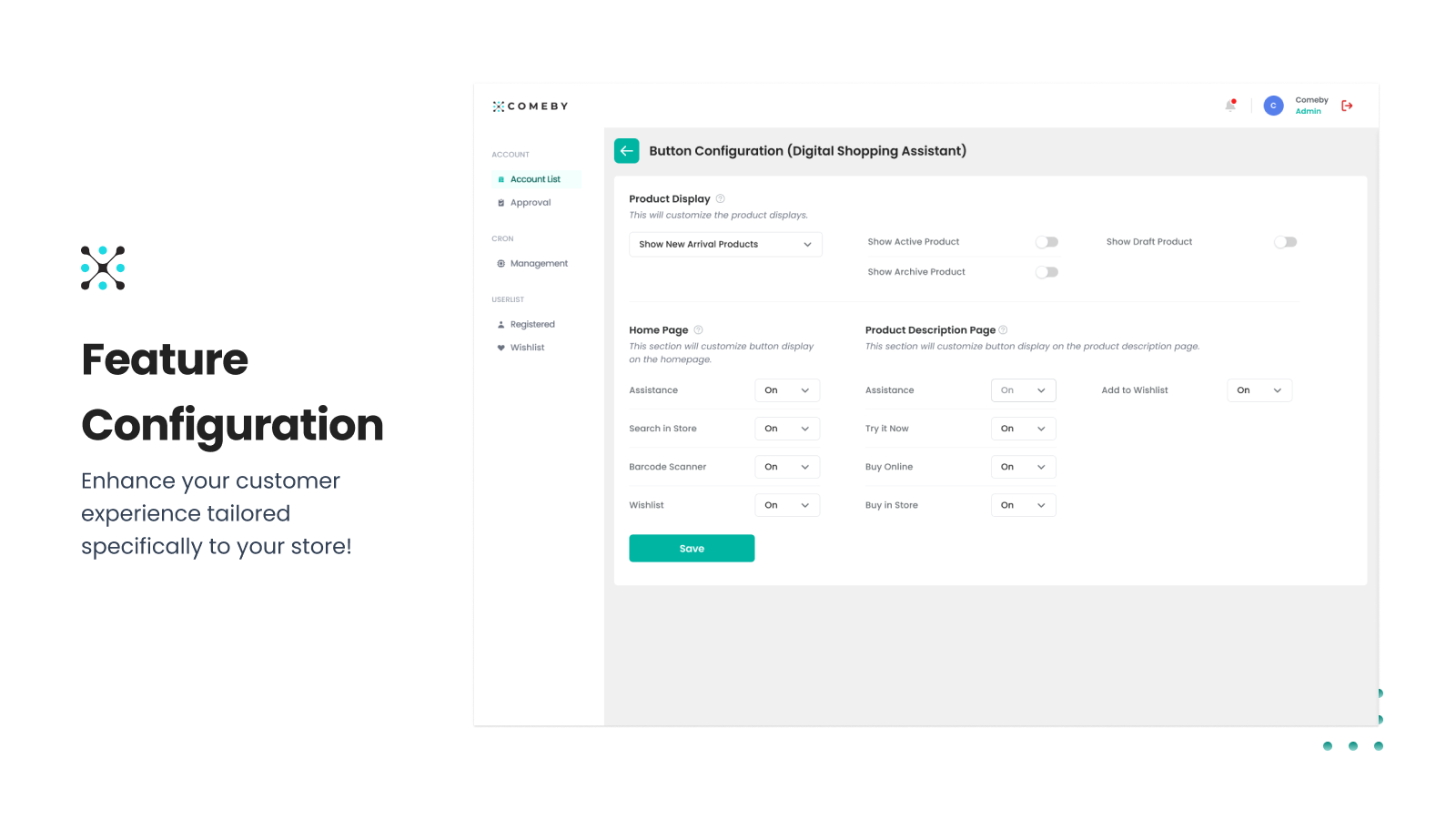 Configuration de la fonctionnalité DSA