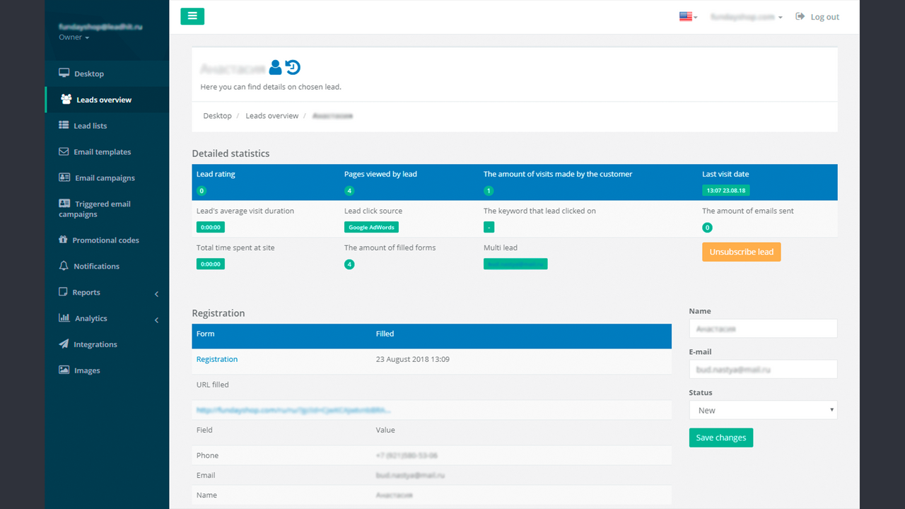 Lead Overview