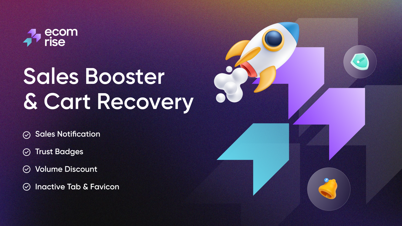EcomRise - Sales Booster and Cart Recovery