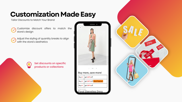 Mega Volume Discount Customization Made Easy to Match Your Brand