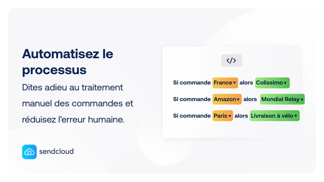 Automatisez les expéditions I Sendcloud