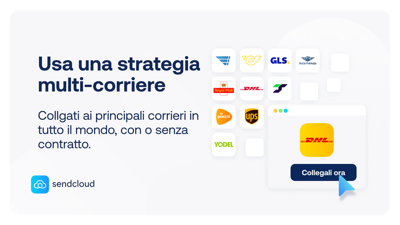 Sendcloud | Usa una strategia multi-corriere