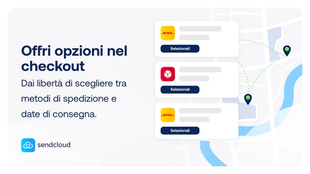 Sendcloud | Offri opzioni nel checkout