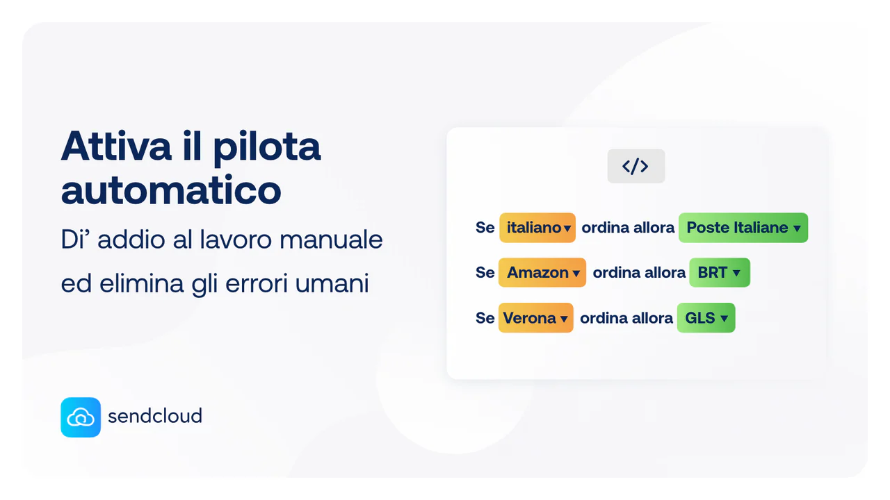 Sendcloud | Attiva il pilota automatico