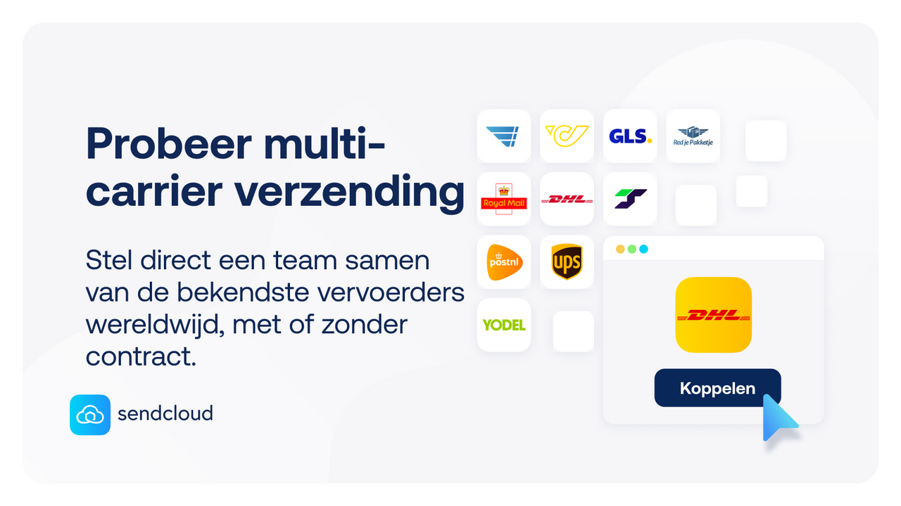 Koppel met de bekendste vervoerders wereldwijd | Sendcloud