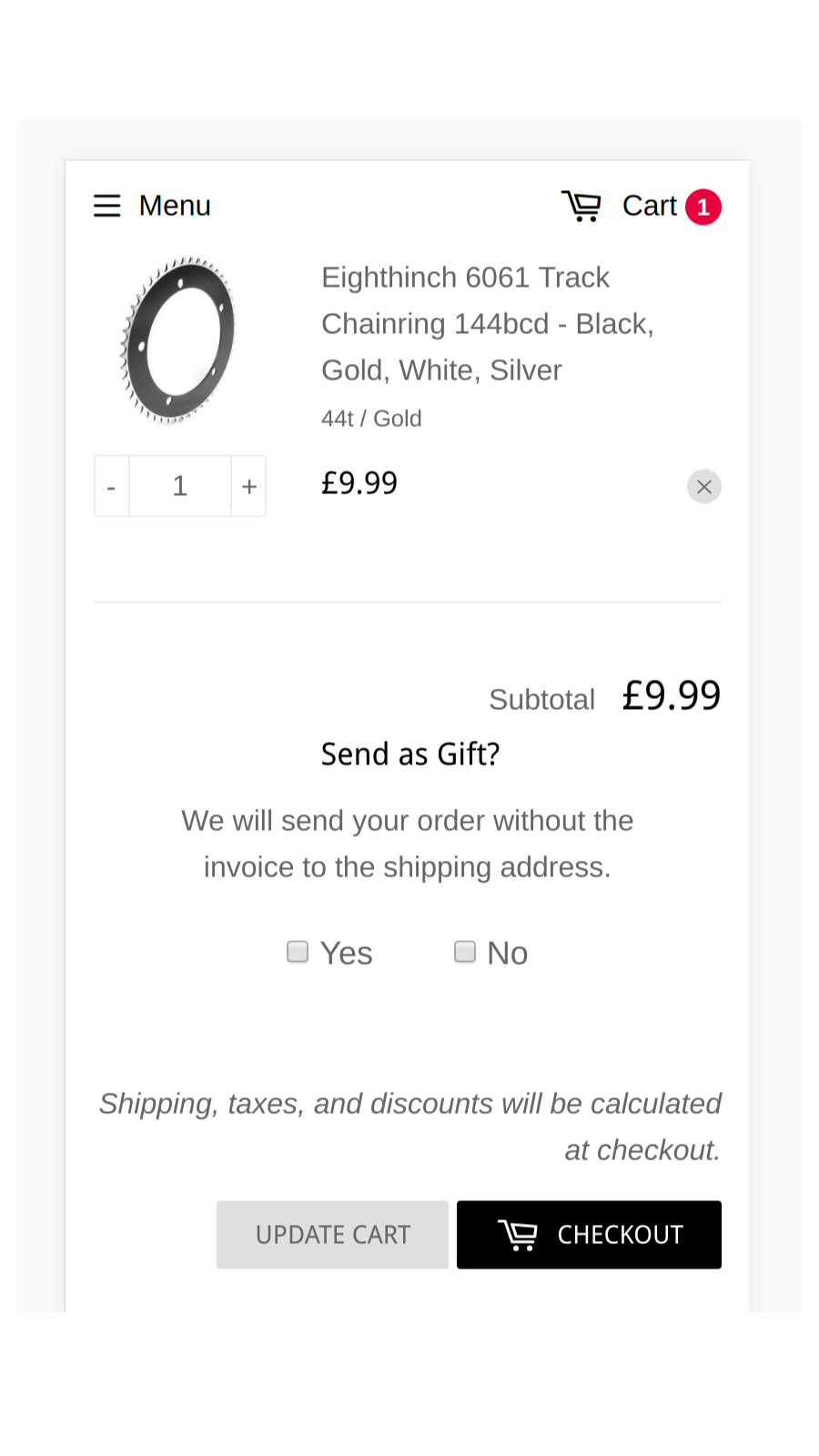 Gift Wrap ‑ Upsell Gift Wrap Screenshot