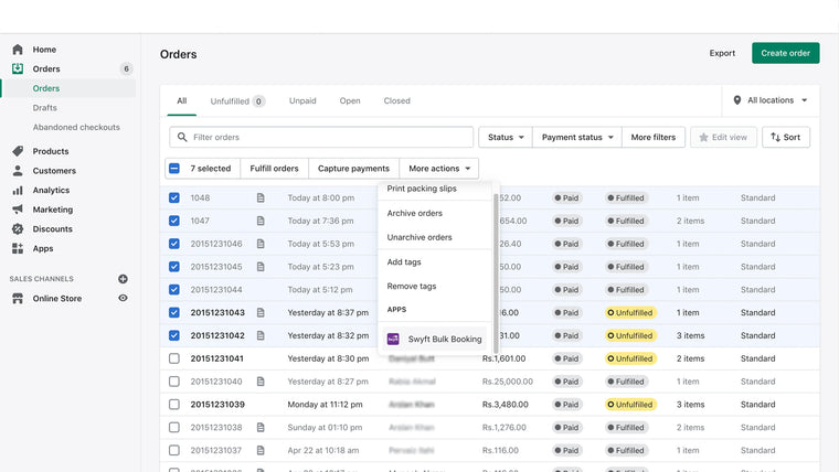 Swyft Logistics Screenshot