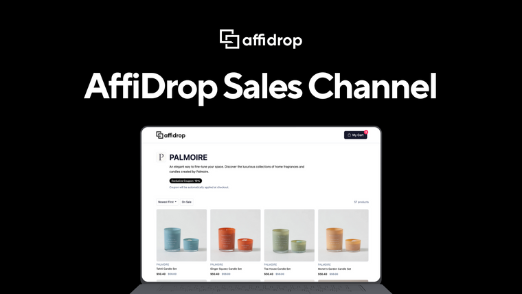 AffiDrop Sales Channel Screenshot