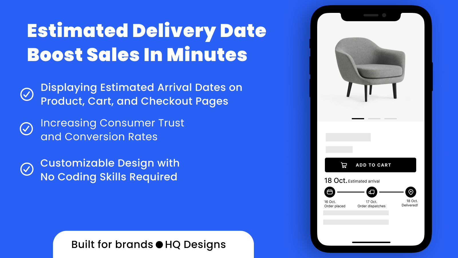 Estimated Delivery Date Boost Sales In Minutes 