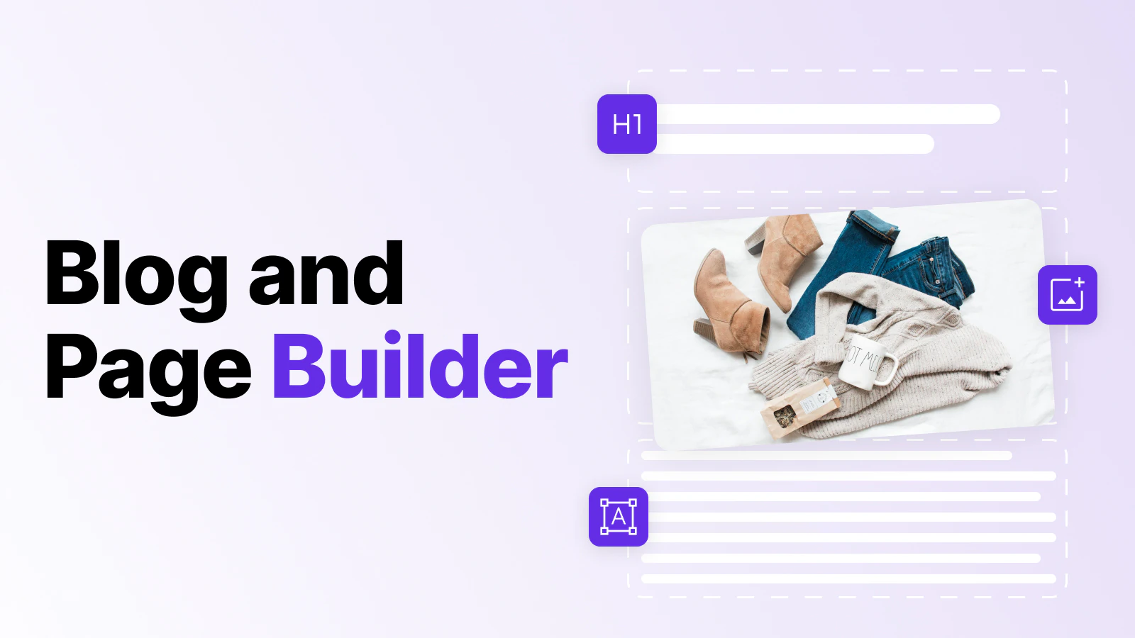 Blog en Page Builder Shopify