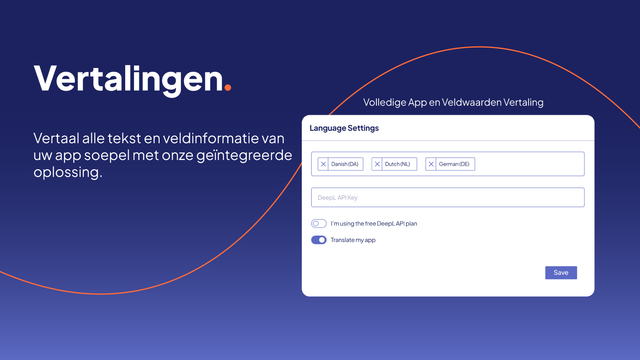 Vlotte app- en veldvertaling met onze oplossing