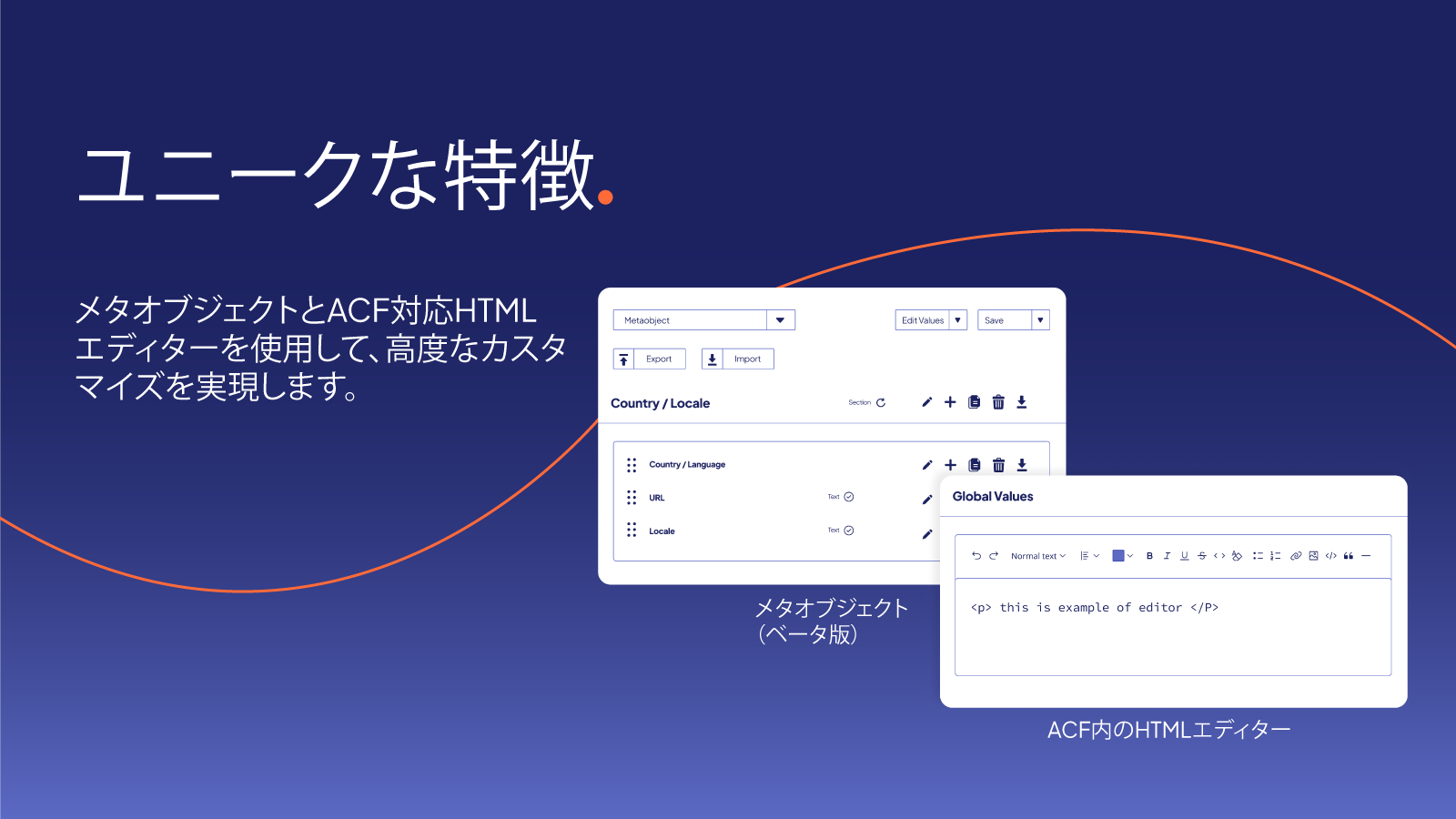 Metaobjects＆ACF HTMLエディターでカスタマイズ。