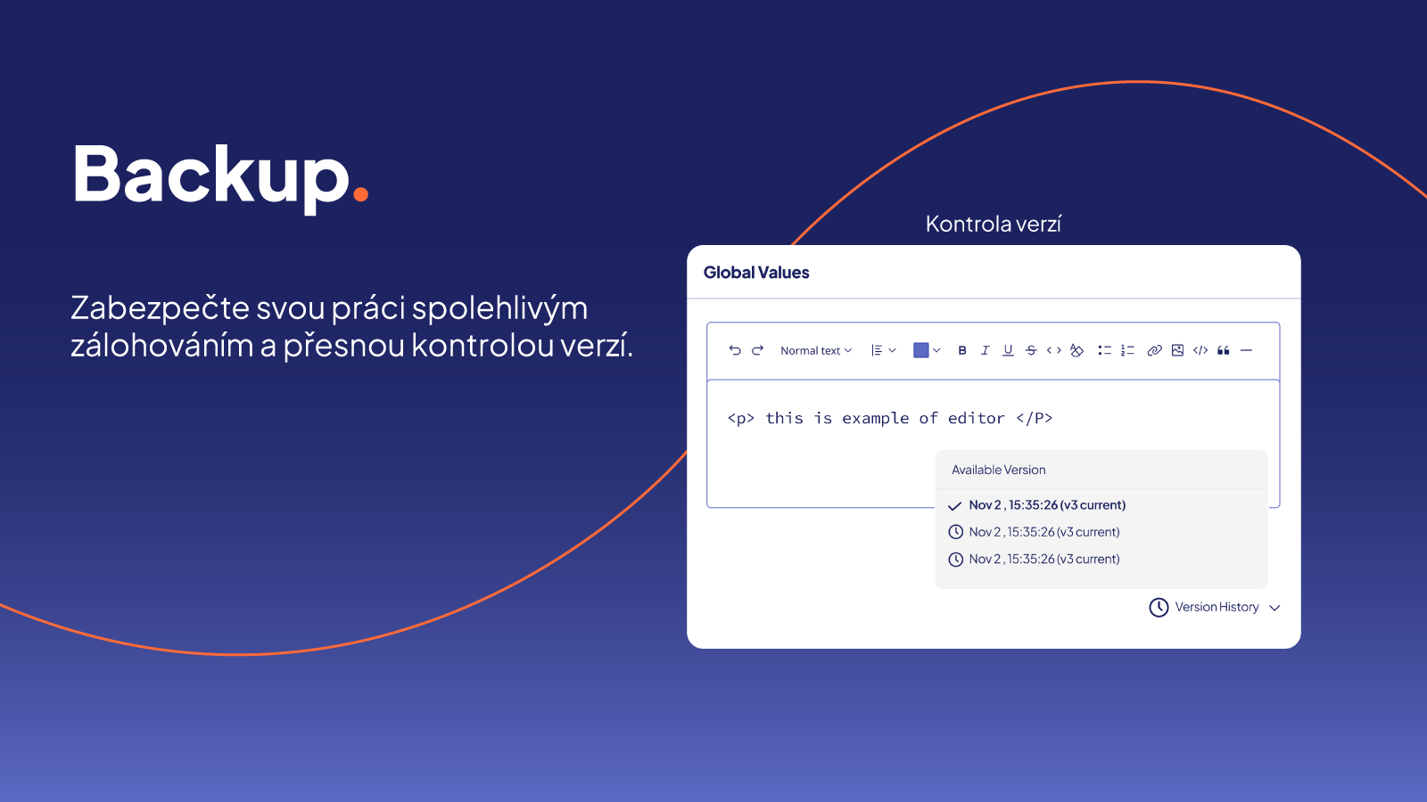 Spolehlivá záloha a verzování pro bezpečnou práci