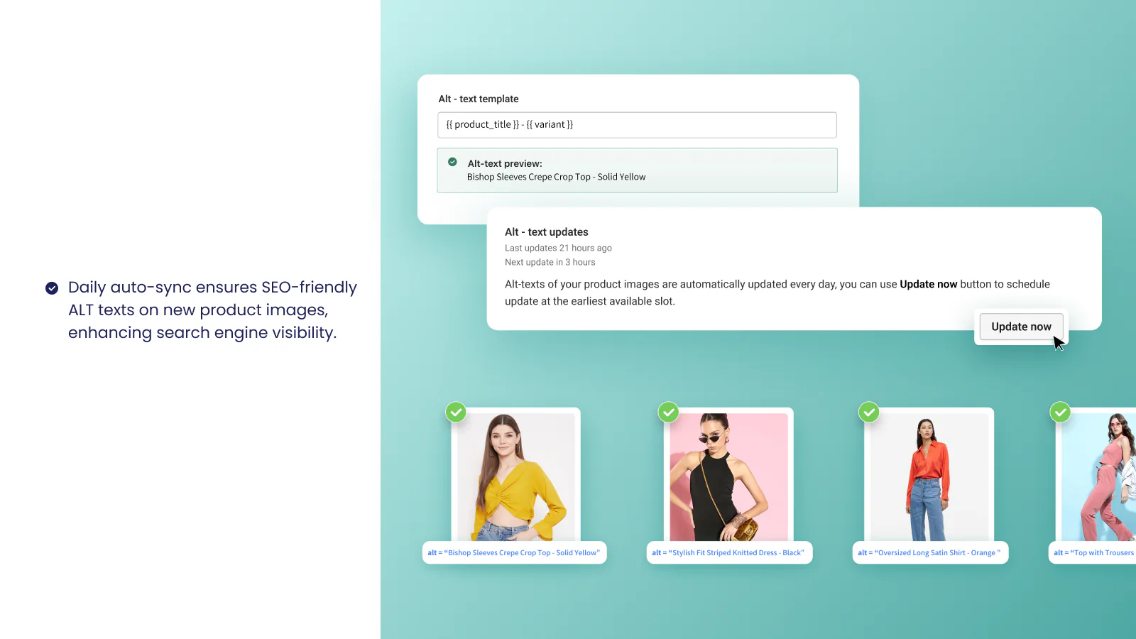 Alt Text King - Texte Alt automatique pour les images de produits de Shopify