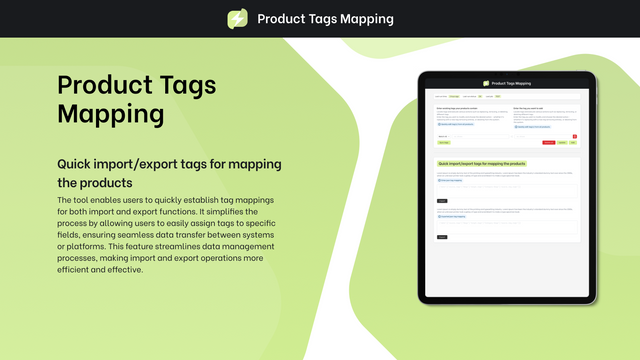 Adicione novas tags ou use tags predefinidas para categorizar seus produtos.