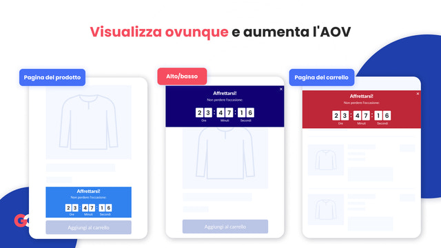 Visualizza il timer ovunque