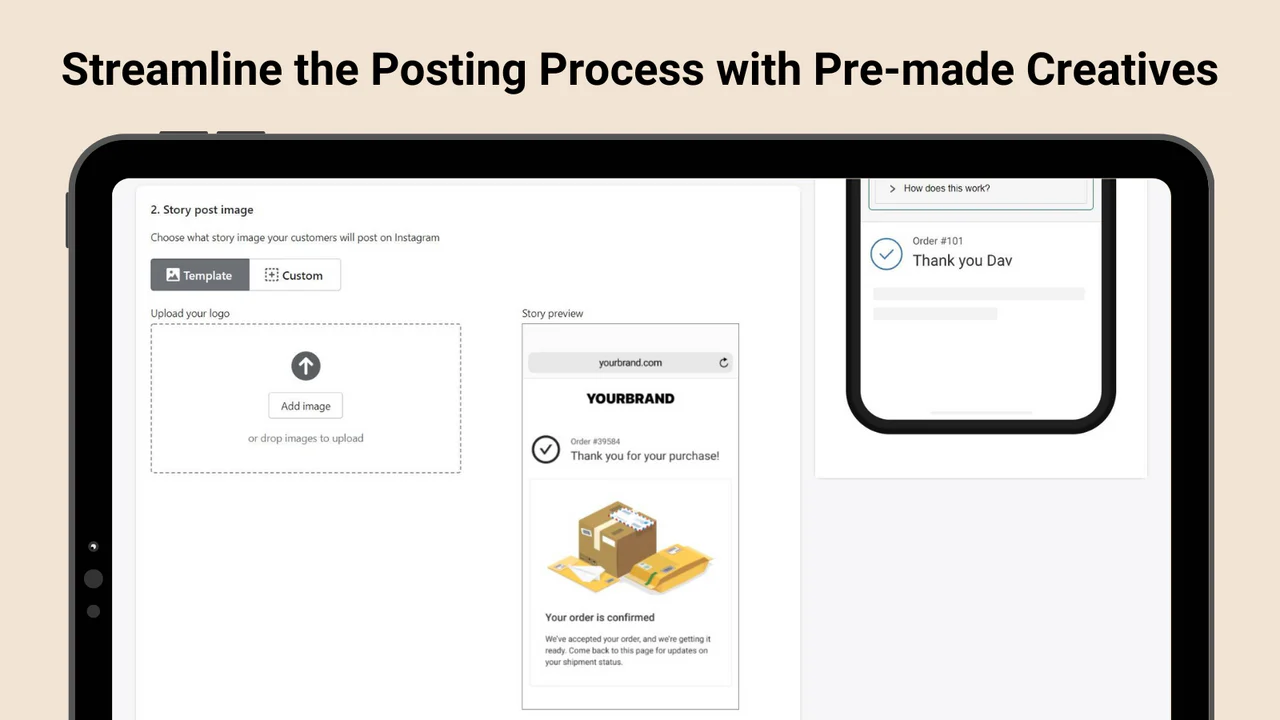 dashboard afbeelding aanpassing