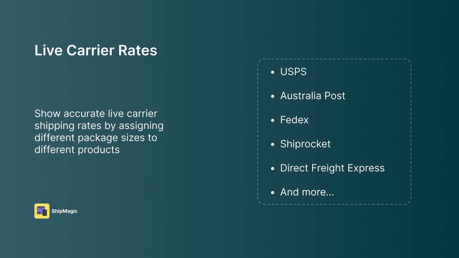 Shipping calculator: ShipMagic Screenshot