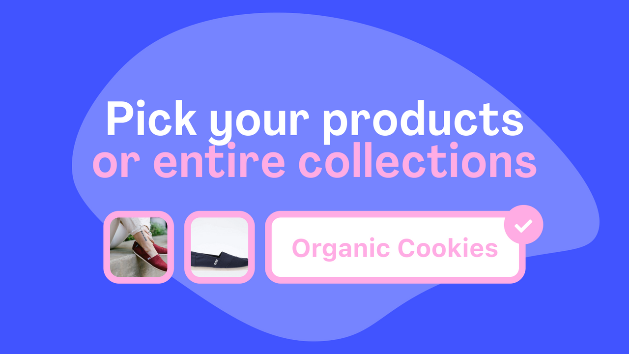 Escolha um único produto ou coleções de produtos inteiras