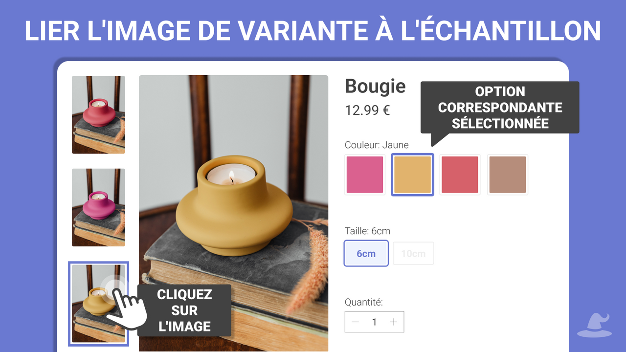 Lier l'image de variante à l'échantillon