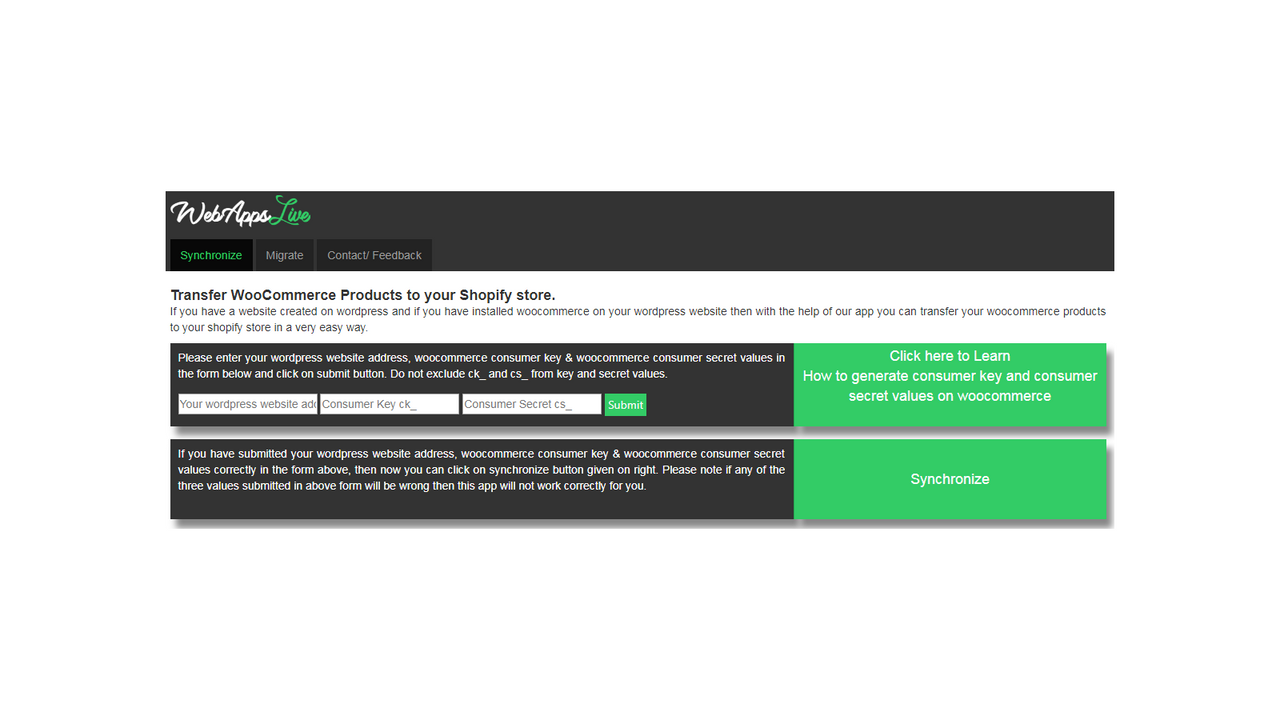 configuraciones de instalación de w2s