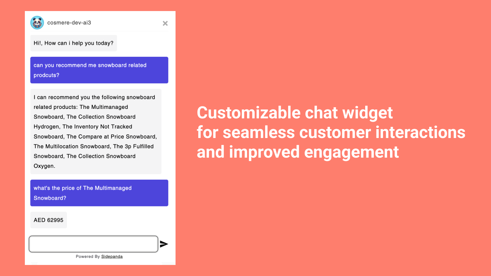 Customizable chat widget for seamless customer interactions  an