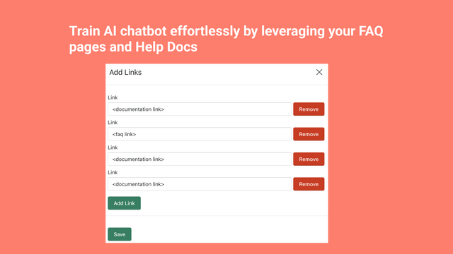 Trainieren Sie den AI-Chatbot mühelos, indem Sie Ihre FAQ-Seiten und H nutzen
