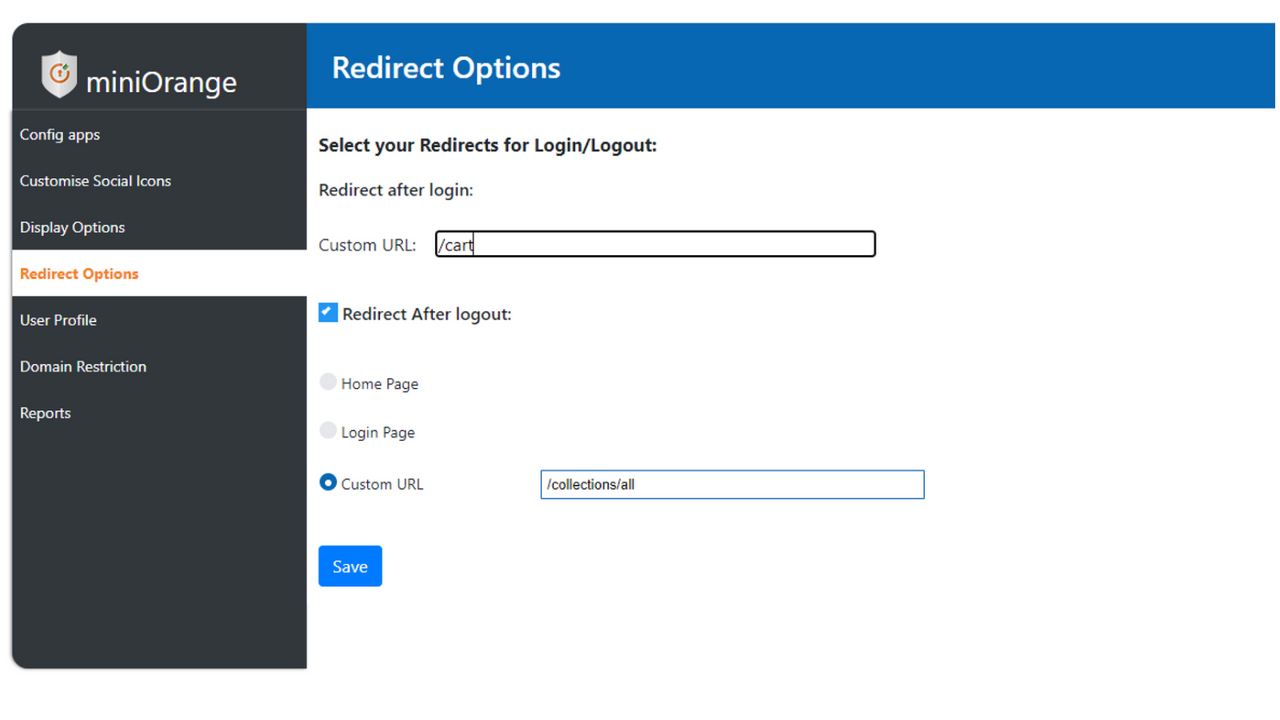 Gebruiker Omleiding bij login registratie