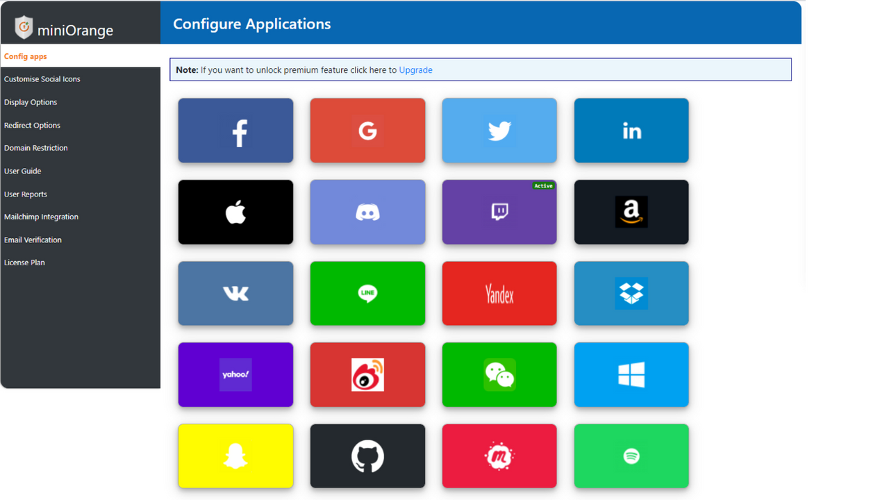 soziales Login-Netzwerk