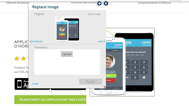 Remplacer les images en 1 clic