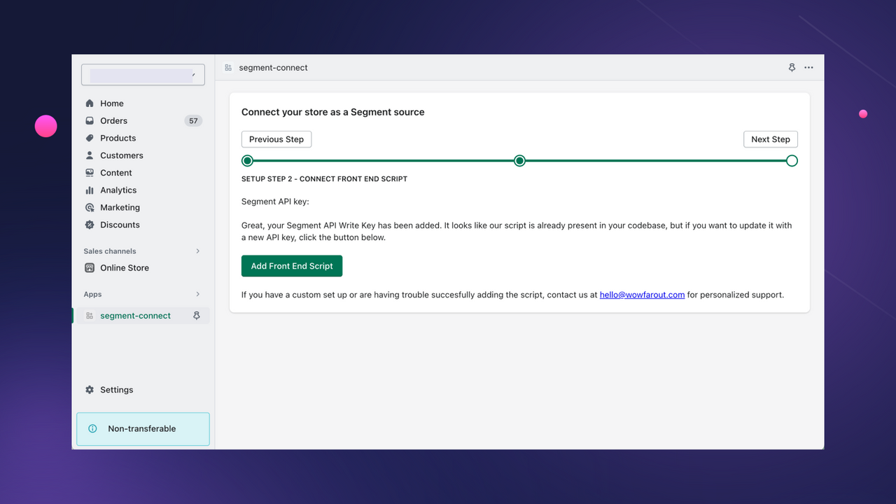 Front end and server side tracking for reliable data