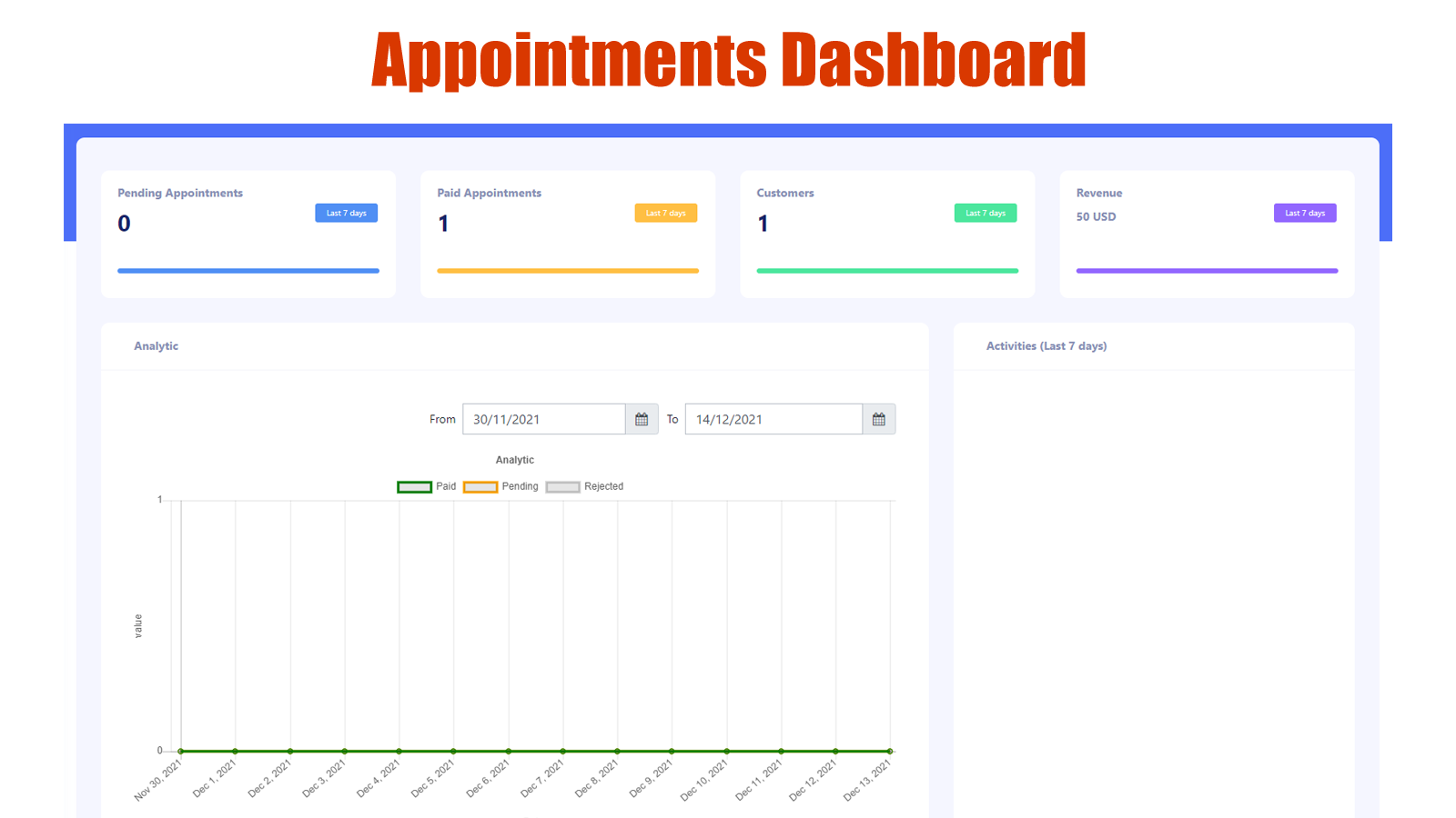 S: Appointment Booking Screenshot