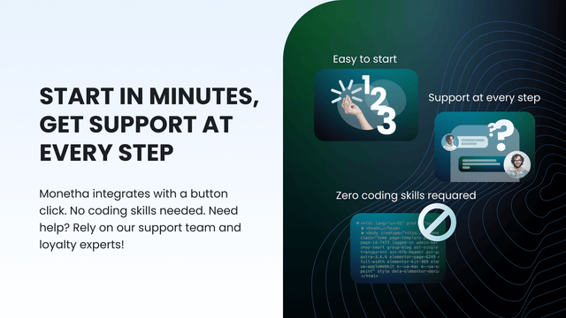 Start in minutes, get support at every step