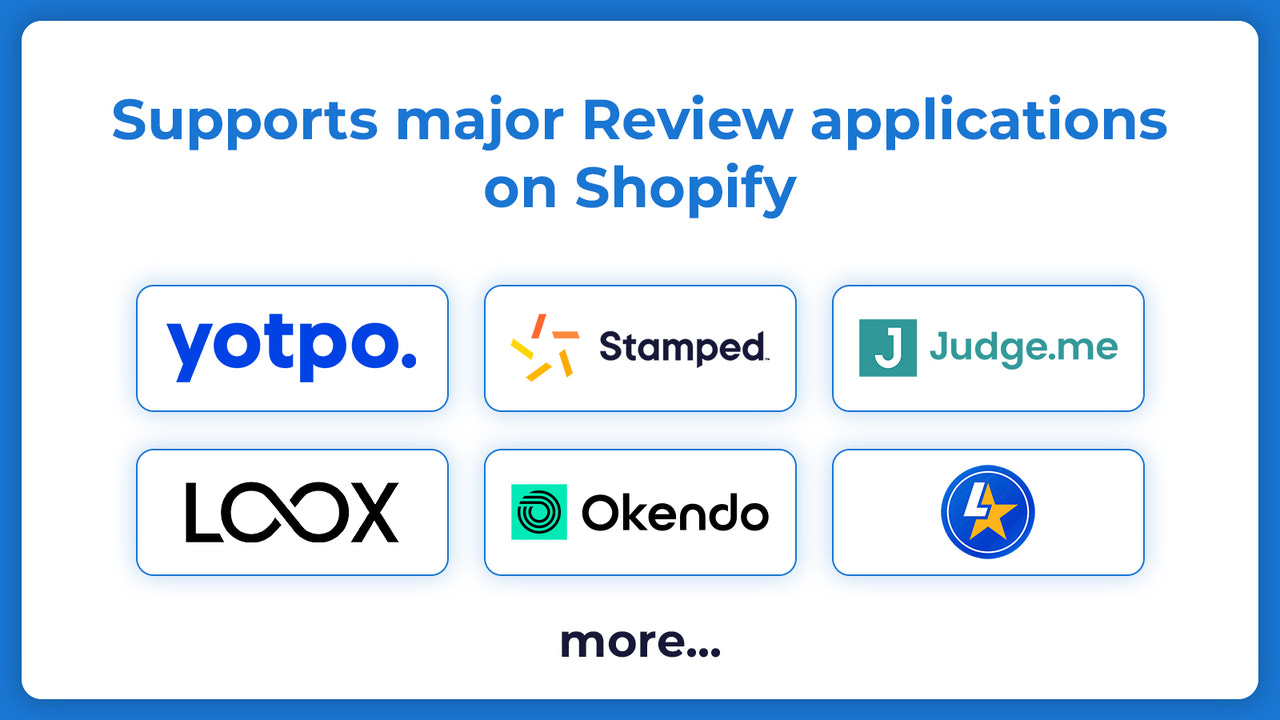 Supported Review and Rating Apps on JSON-LD app