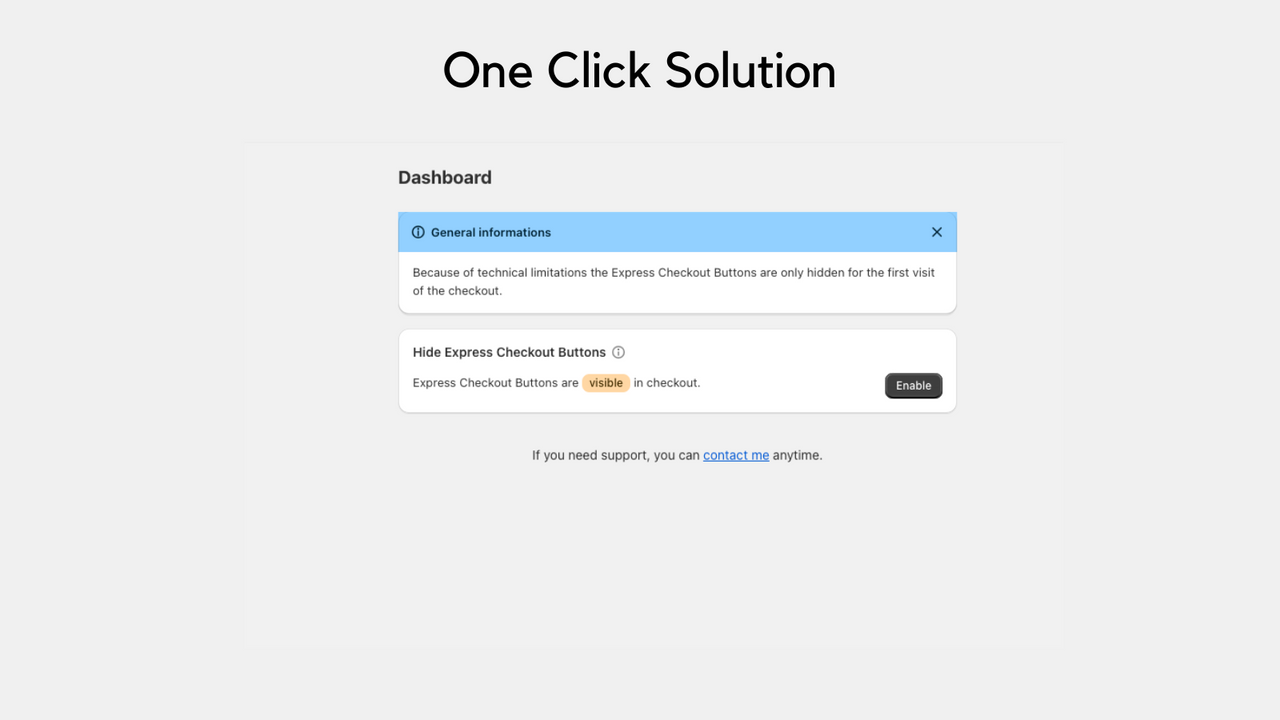 One Click Solution