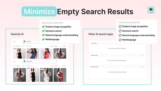 Minimizar los resultados de búsqueda vacíos