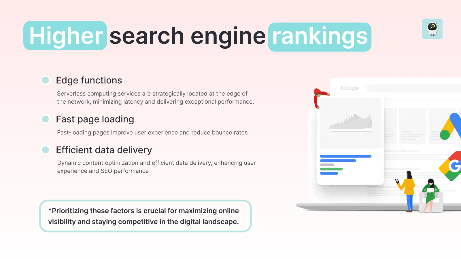 Higher search engine ranking